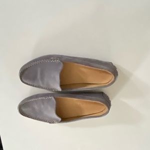 M. GEMI Suede Grey Loafers